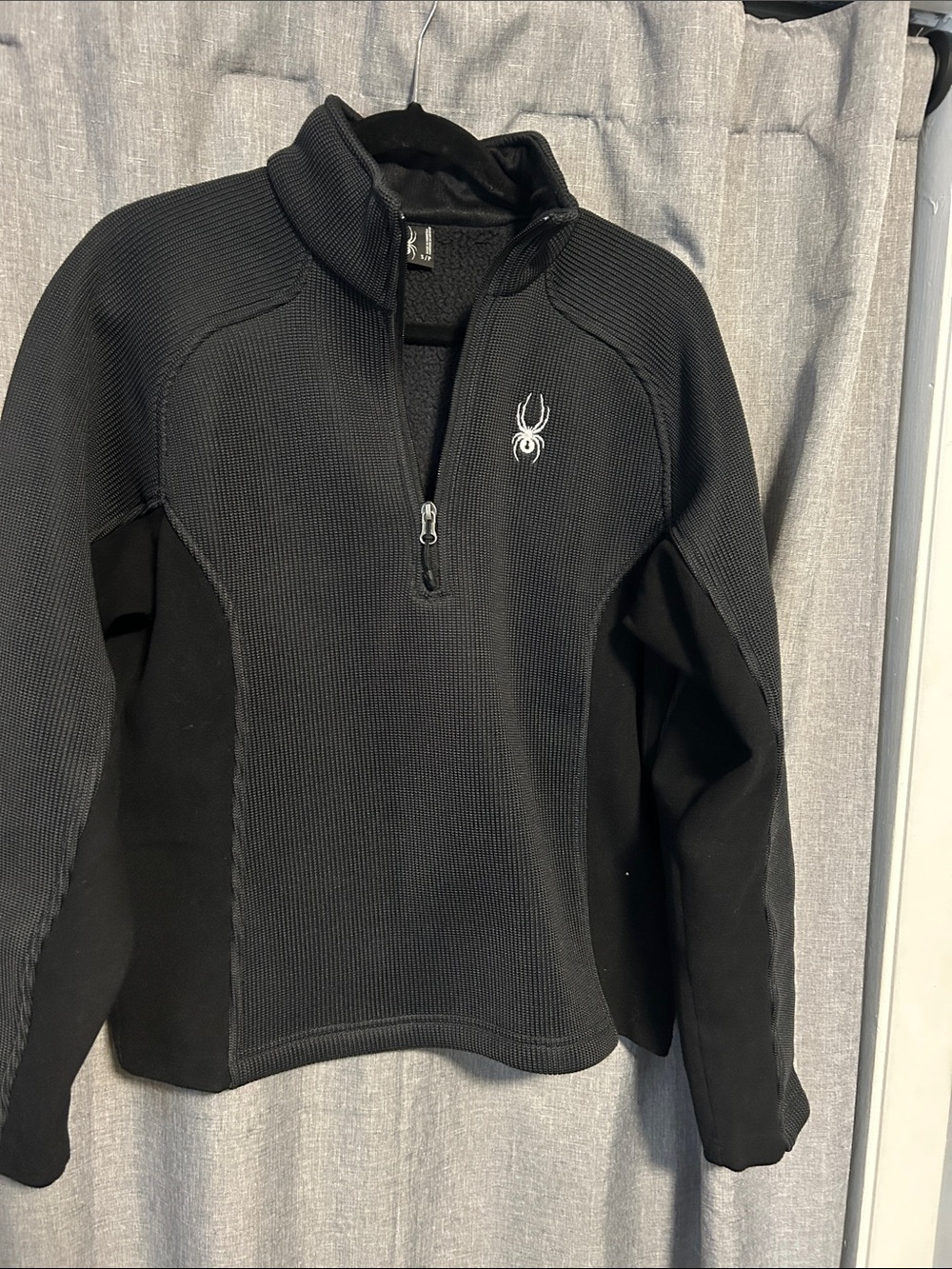 Spyder Black Quarter-Zip Performance Pullover